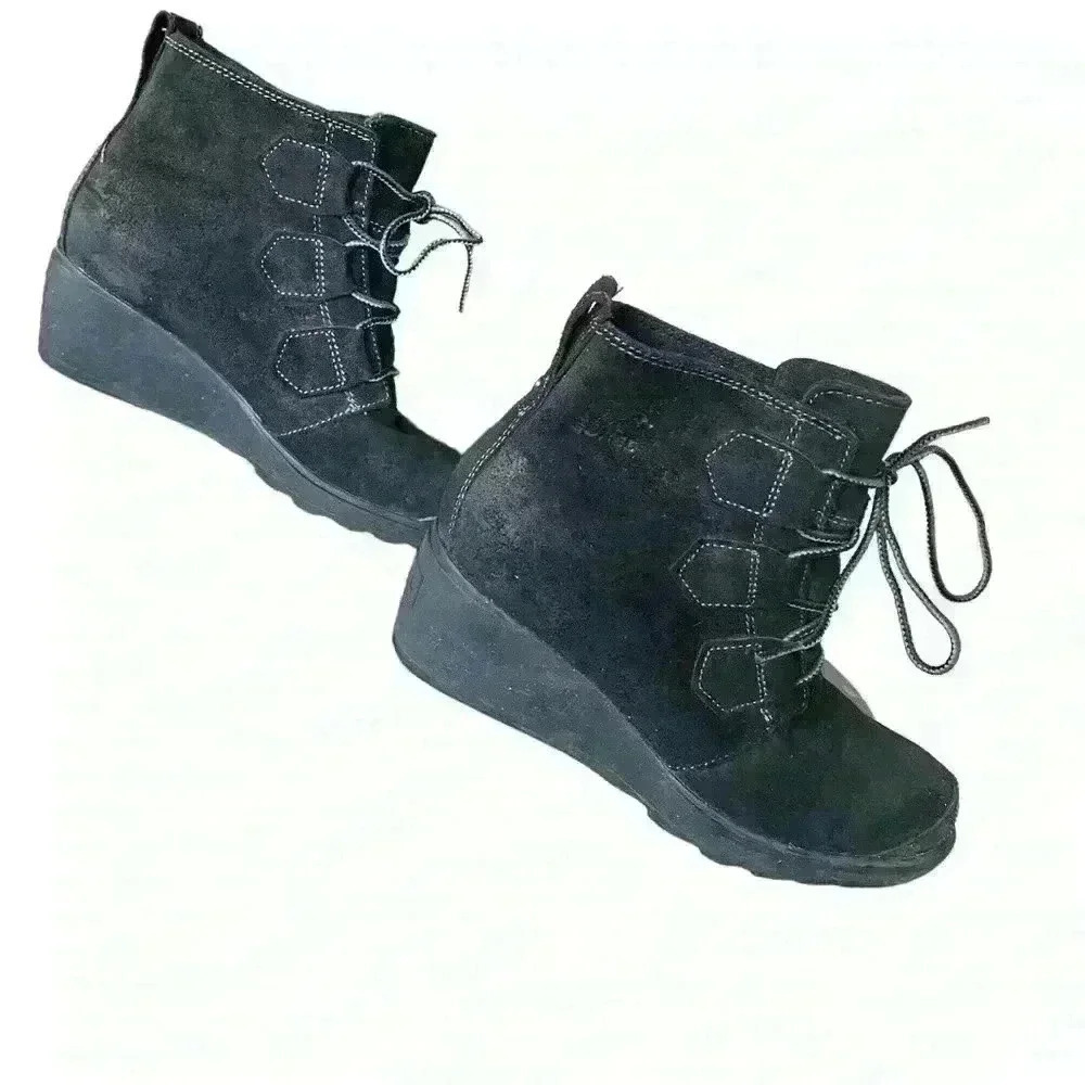 Sorel Toronto Lace Wedge Booties 7